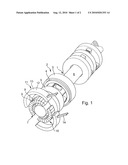 SENSOR ARRANGEMENT FOR A SHAFT THAT IS MOUNTED IN A MAGNETIC BEARING diagram and image