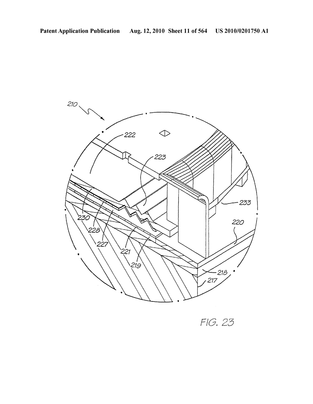 FLUID EJECTION DEVICE WITH OVERLAPPING FIRING CHAMBER AND DRIVE FET - diagram, schematic, and image 12