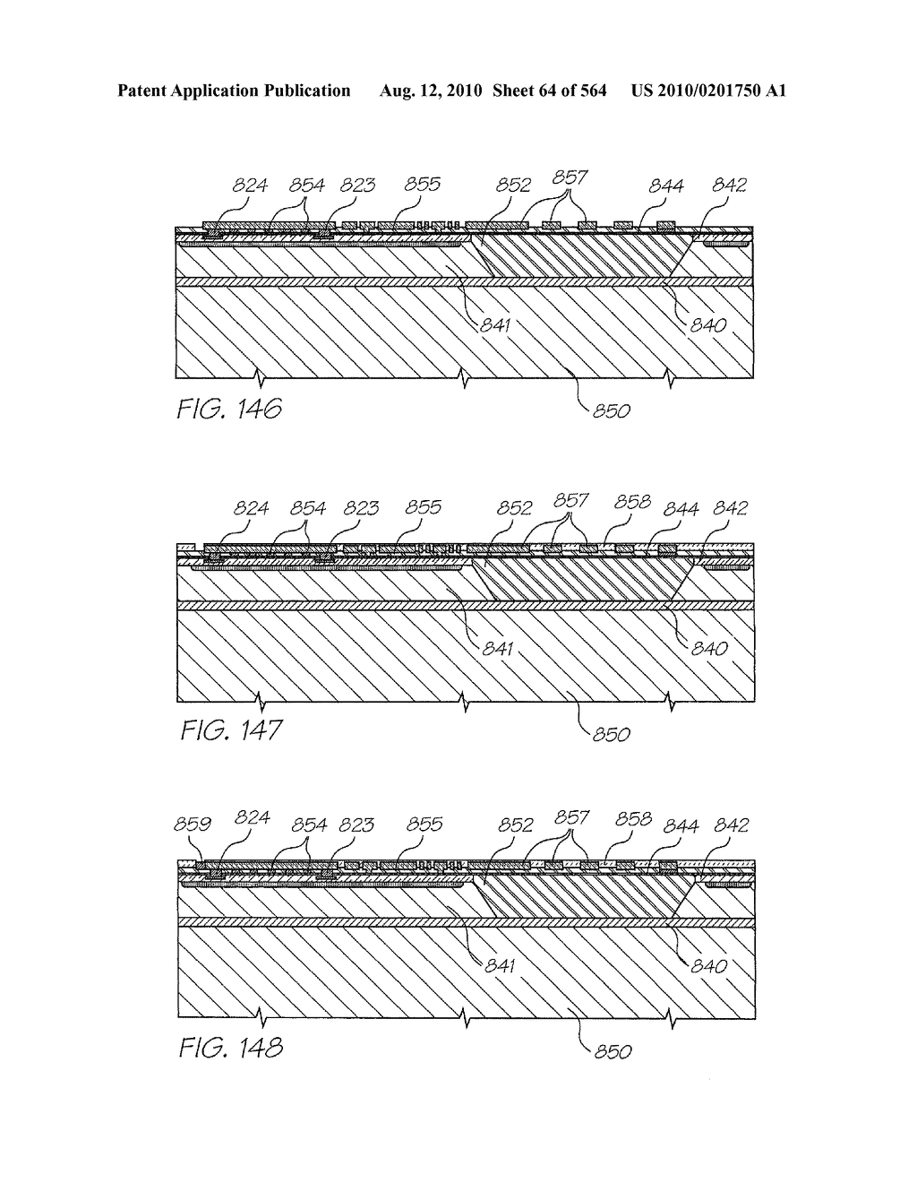 FLUID EJECTION DEVICE WITH OVERLAPPING FIRING CHAMBER AND DRIVE FET - diagram, schematic, and image 65