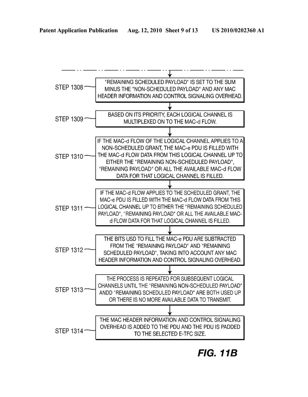 MAC MULTIPLEXING AND TFC SELECTION FOR ENHANCED UPLINK - diagram, schematic, and image 10