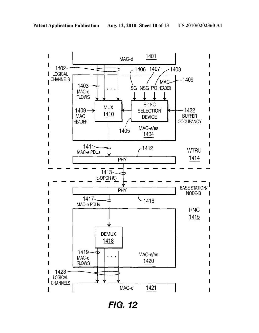 MAC MULTIPLEXING AND TFC SELECTION FOR ENHANCED UPLINK - diagram, schematic, and image 11