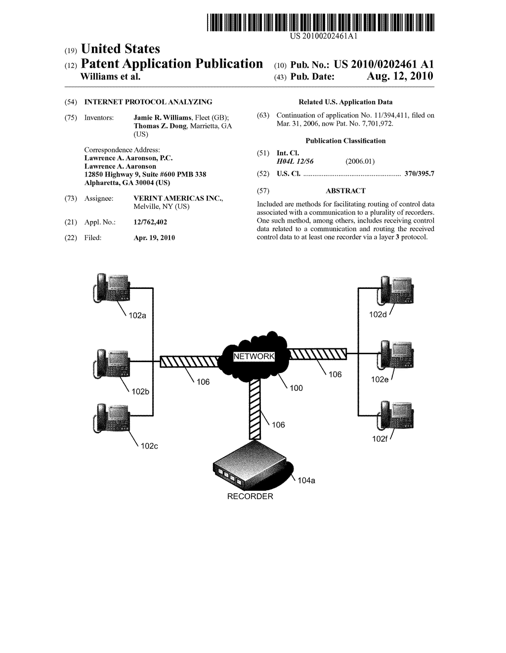 INTERNET PROTOCOL ANALYZING - diagram, schematic, and image 01