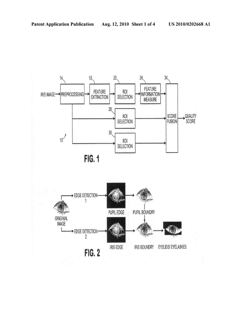 System And Method For Measuring Clarity Of Images Used In An Iris Recognition System - diagram, schematic, and image 02