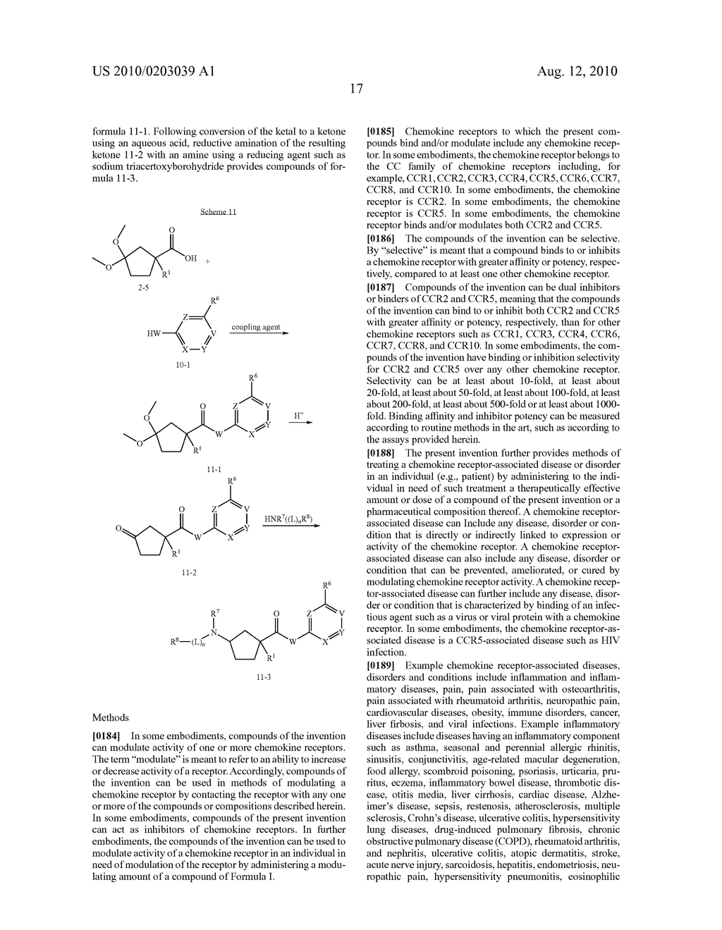 3-AMINOCYCLOPENTANECARBOXAMIDES AS MODULATORS OF CHEMOKINE RECEPTORS - diagram, schematic, and image 18