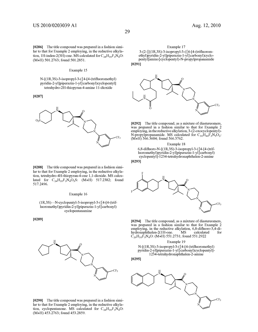 3-AMINOCYCLOPENTANECARBOXAMIDES AS MODULATORS OF CHEMOKINE RECEPTORS - diagram, schematic, and image 30