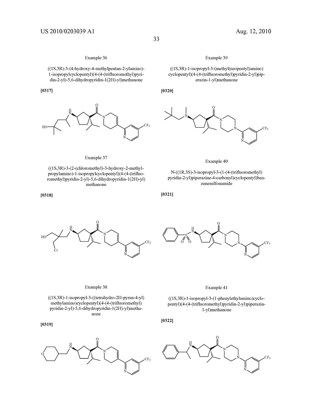 3-AMINOCYCLOPENTANECARBOXAMIDES AS MODULATORS OF CHEMOKINE RECEPTORS - diagram, schematic, and image 34