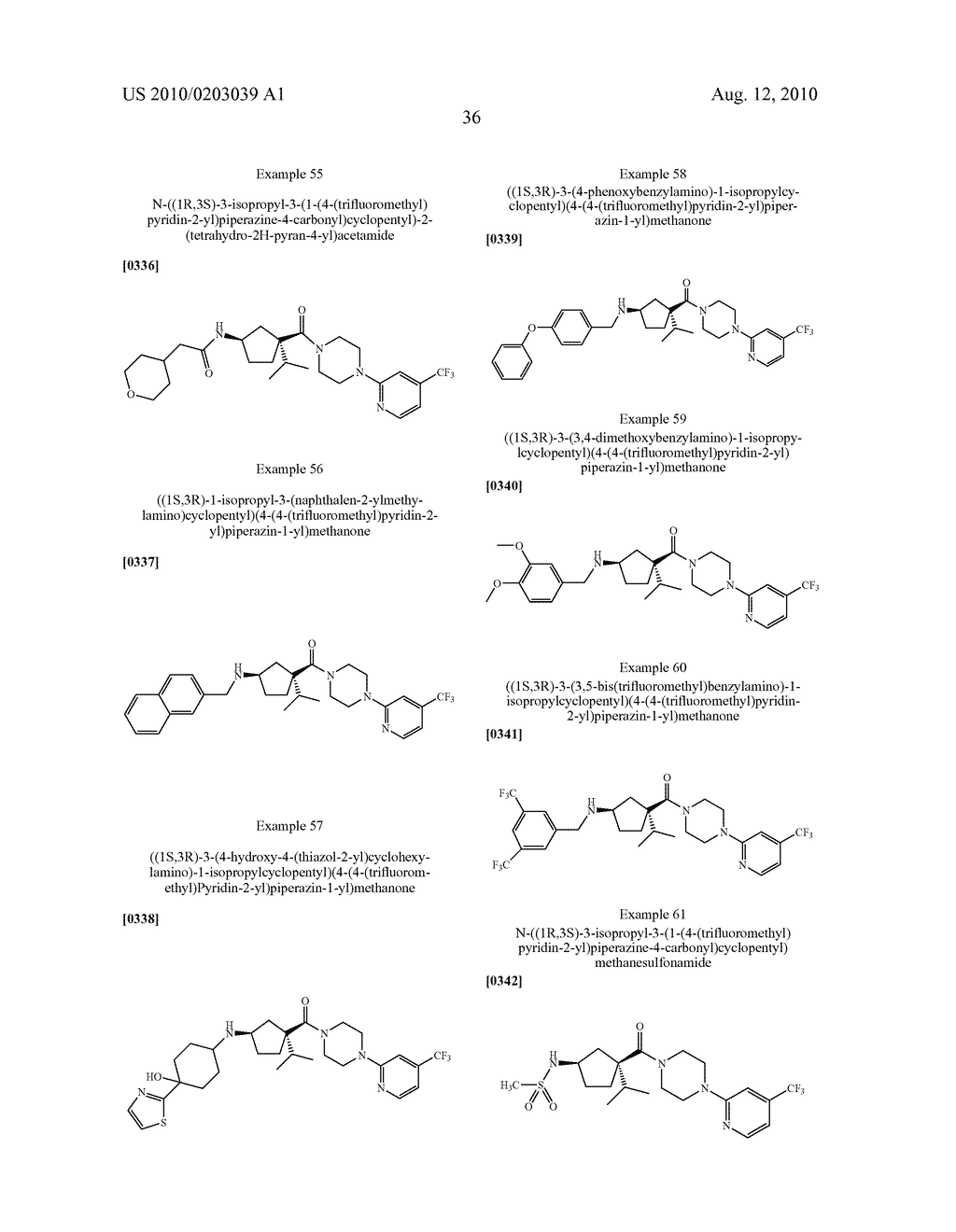 3-AMINOCYCLOPENTANECARBOXAMIDES AS MODULATORS OF CHEMOKINE RECEPTORS - diagram, schematic, and image 37