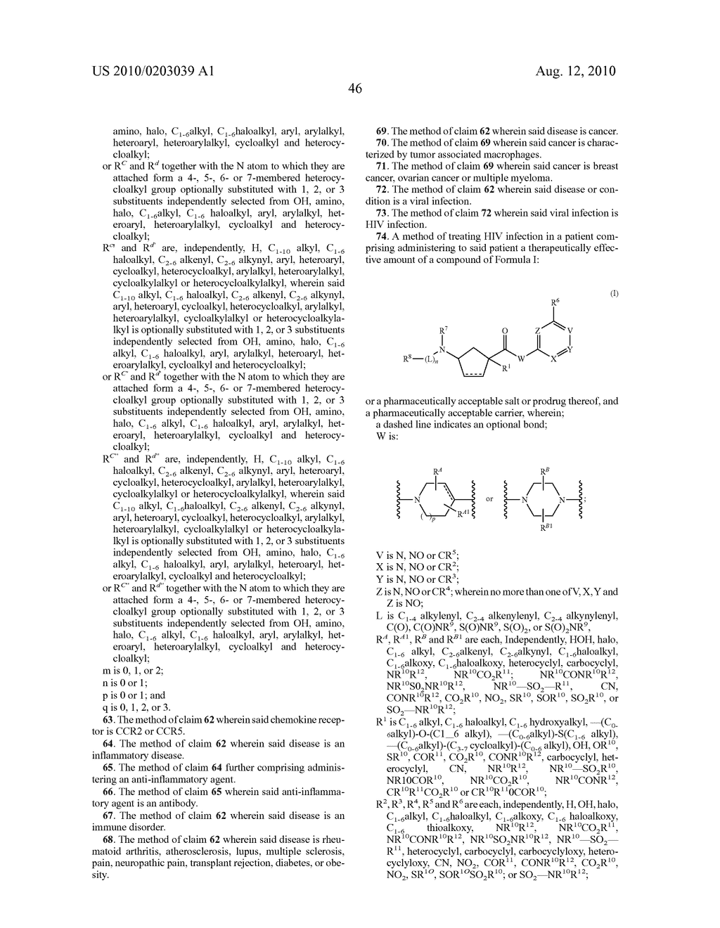 3-AMINOCYCLOPENTANECARBOXAMIDES AS MODULATORS OF CHEMOKINE RECEPTORS - diagram, schematic, and image 47