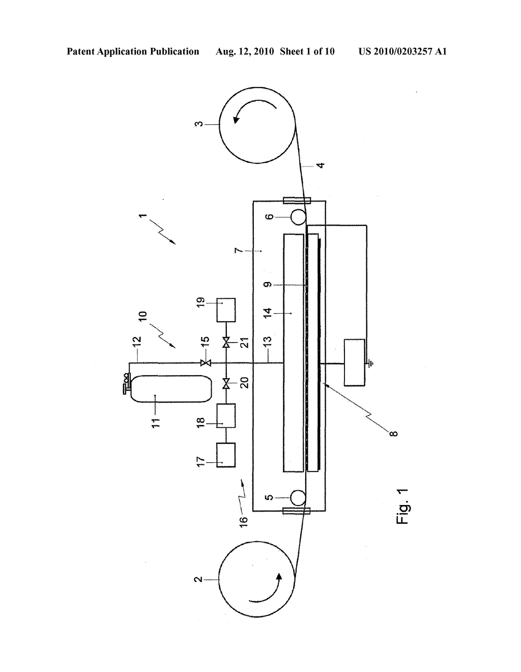 Method and Apparatus for Treating an Elongated Object with Plasma - diagram, schematic, and image 02