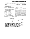 ACOUSTIC AIR FLOW RESISTIVE ARTICLE AND METHOD OF MAKING diagram and image