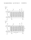 MIDDLE OR LARGE-SIZED BATTERY PACK CASE PROVIDING IMPROVED DISTRIBUTION UNIFORMITY IN COOLANT FLUX diagram and image