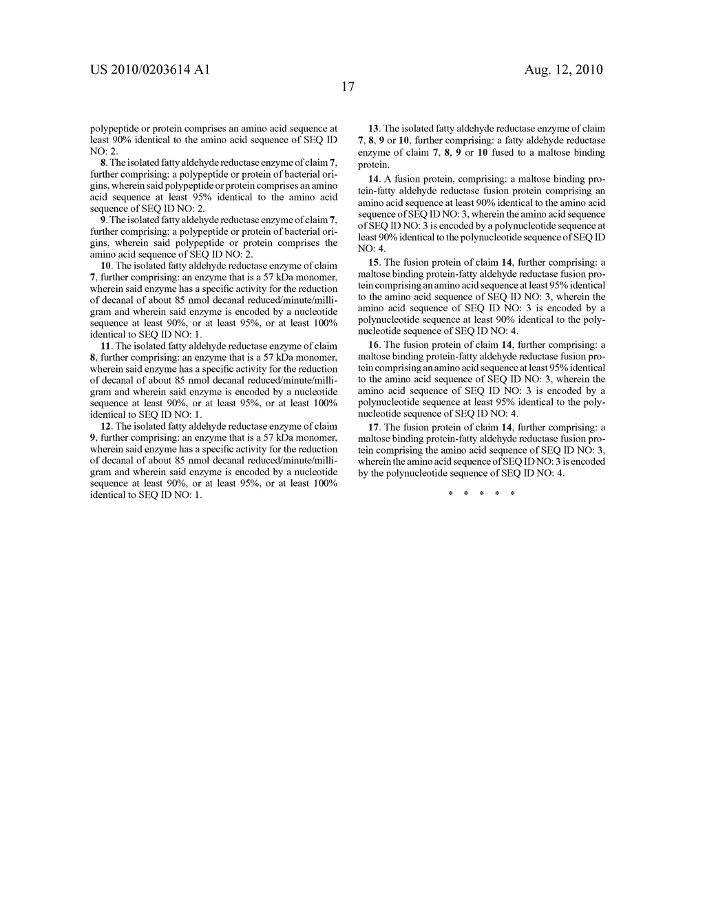 FATTY ALDEHYDE REDUCTASE - diagram, schematic, and image 21