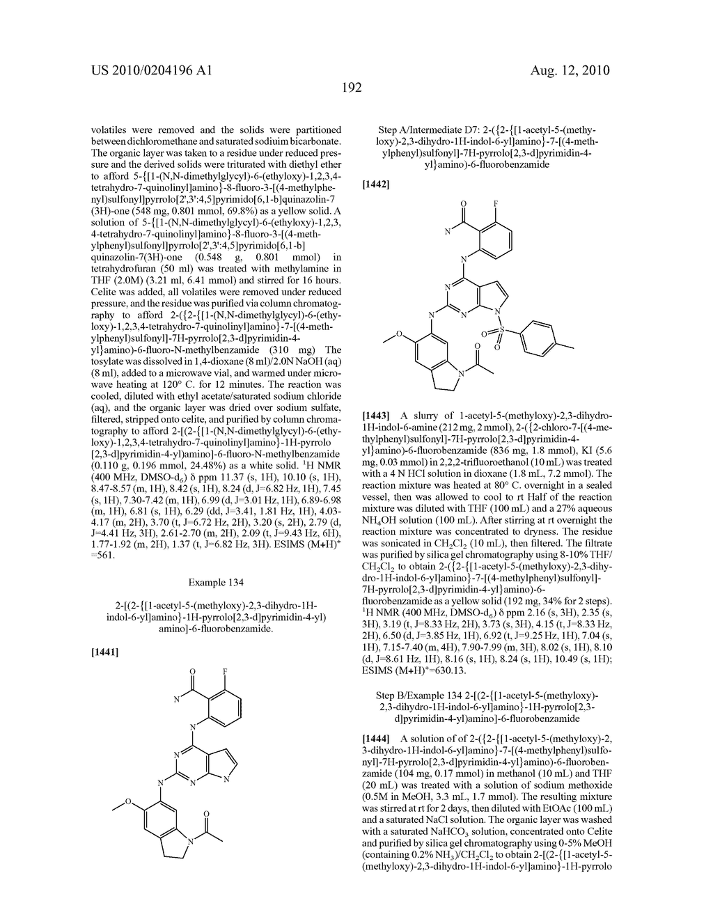 2-[2--1H-Pyrrolo[2,3-D]Pyrimidin-4-YL)Amino] Benzamide Derivatives As IGF-1R Inhibitors For The Treatment Of Cancer - diagram, schematic, and image 194
