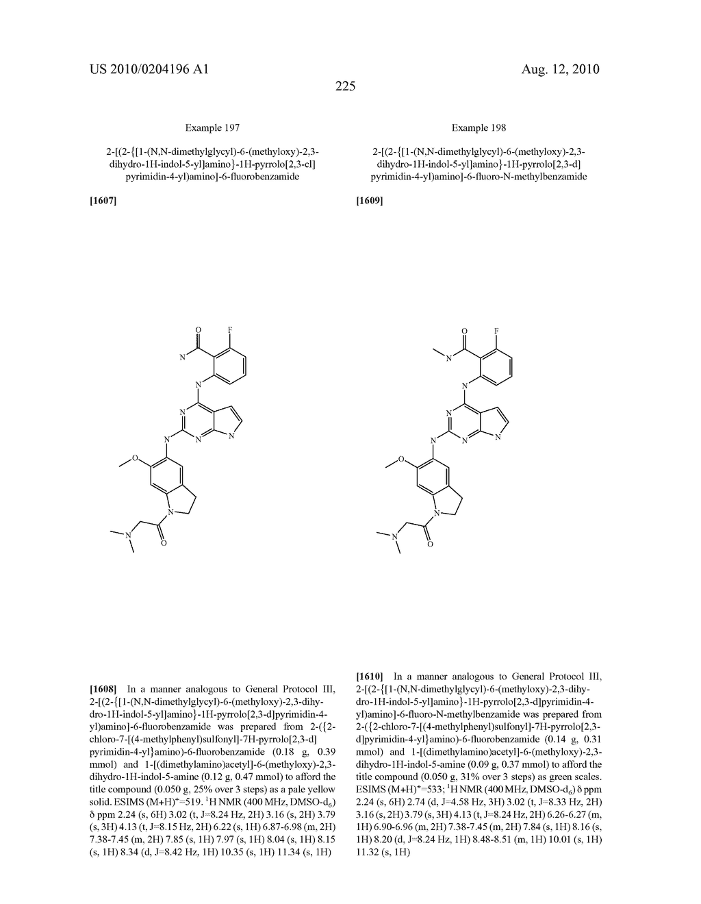 2-[2--1H-Pyrrolo[2,3-D]Pyrimidin-4-YL)Amino] Benzamide Derivatives As IGF-1R Inhibitors For The Treatment Of Cancer - diagram, schematic, and image 227