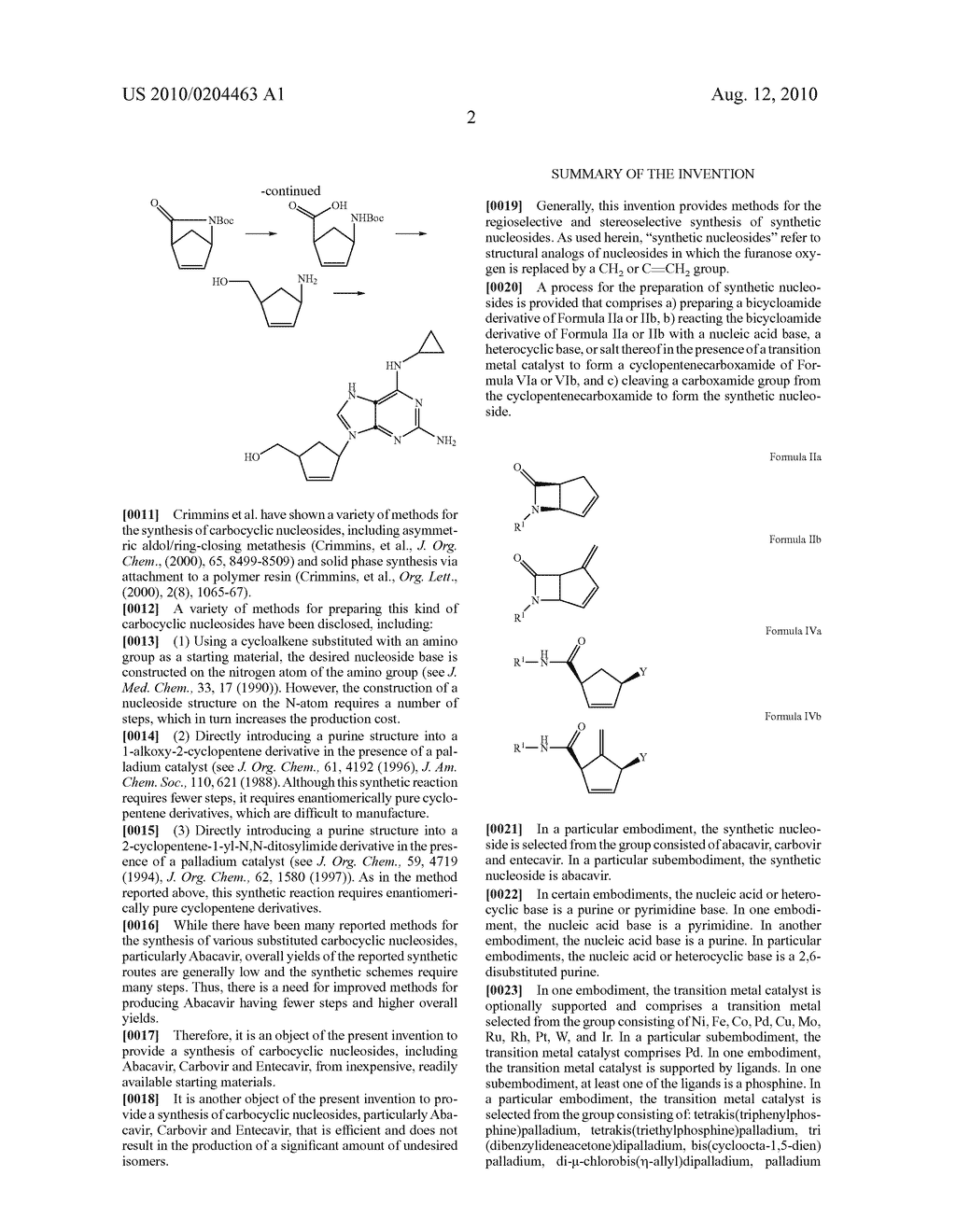 Preparation Of Synthetic Nucleosides via Pi-Allyl Transition Metal Complex Formation - diagram, schematic, and image 03