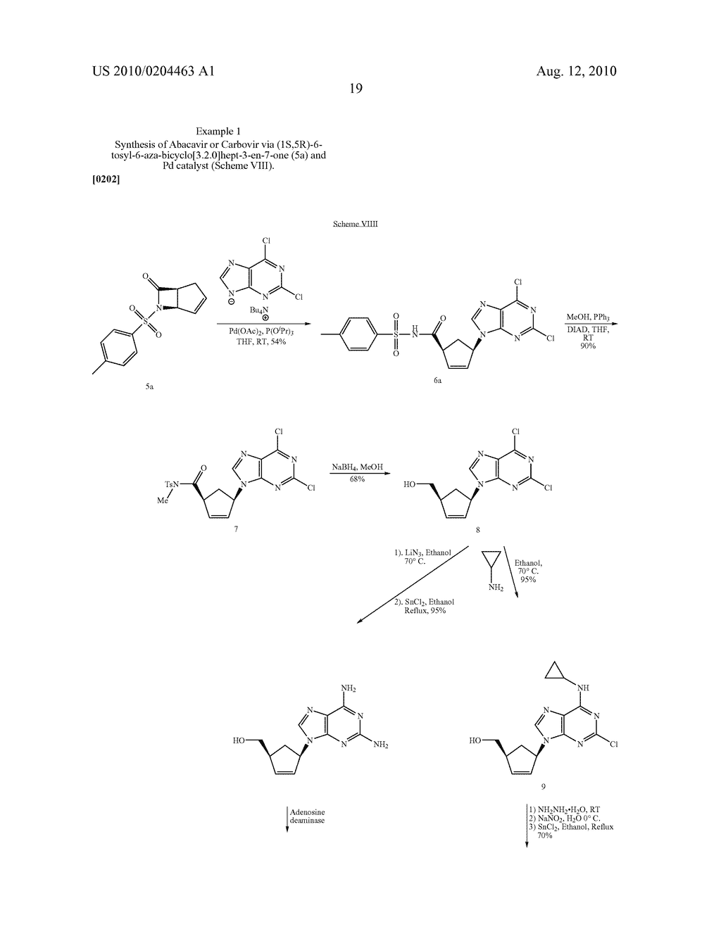 Preparation Of Synthetic Nucleosides via Pi-Allyl Transition Metal Complex Formation - diagram, schematic, and image 20