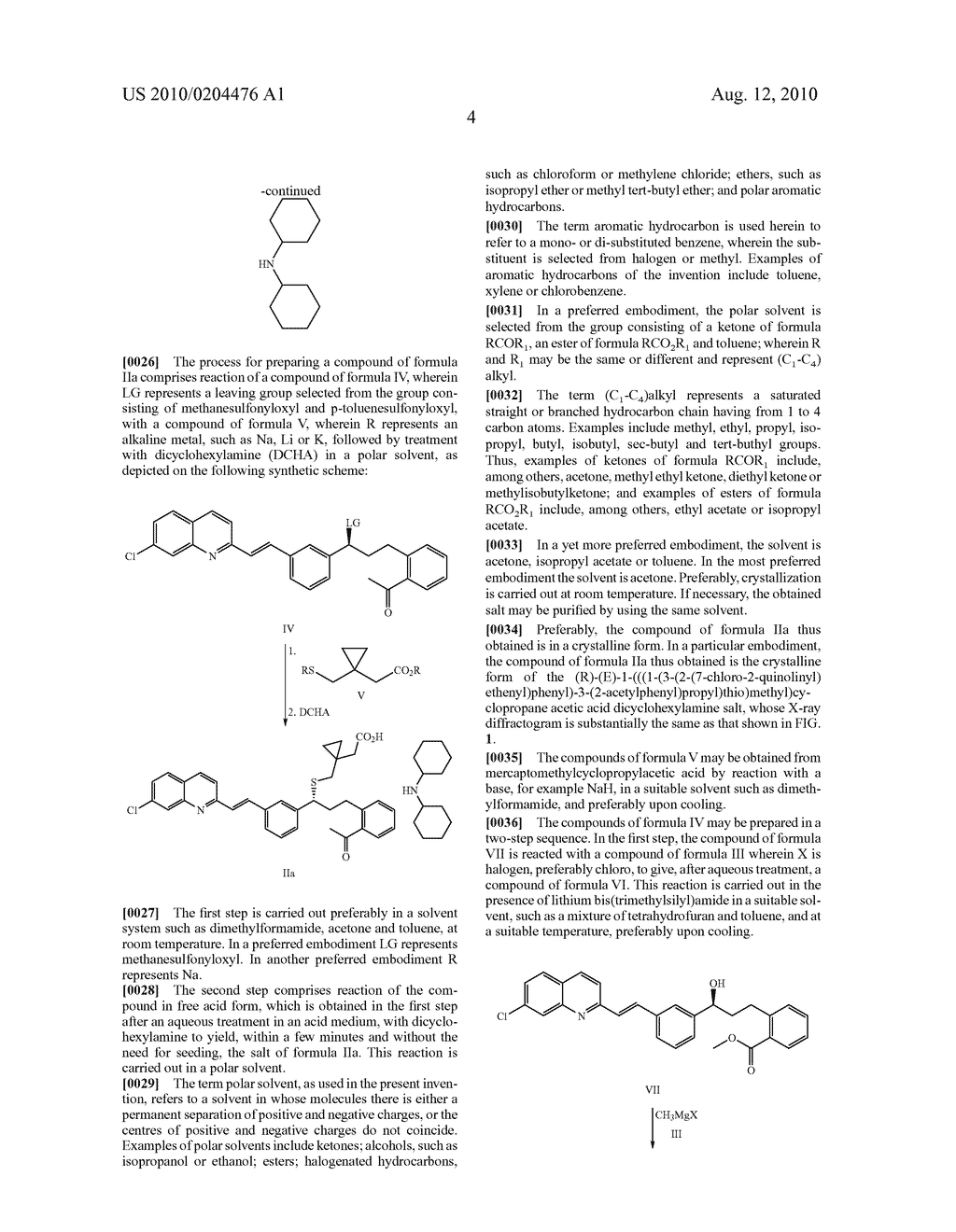 Process for preparing a leukotriene antagonist and an intermediate thereof - diagram, schematic, and image 06