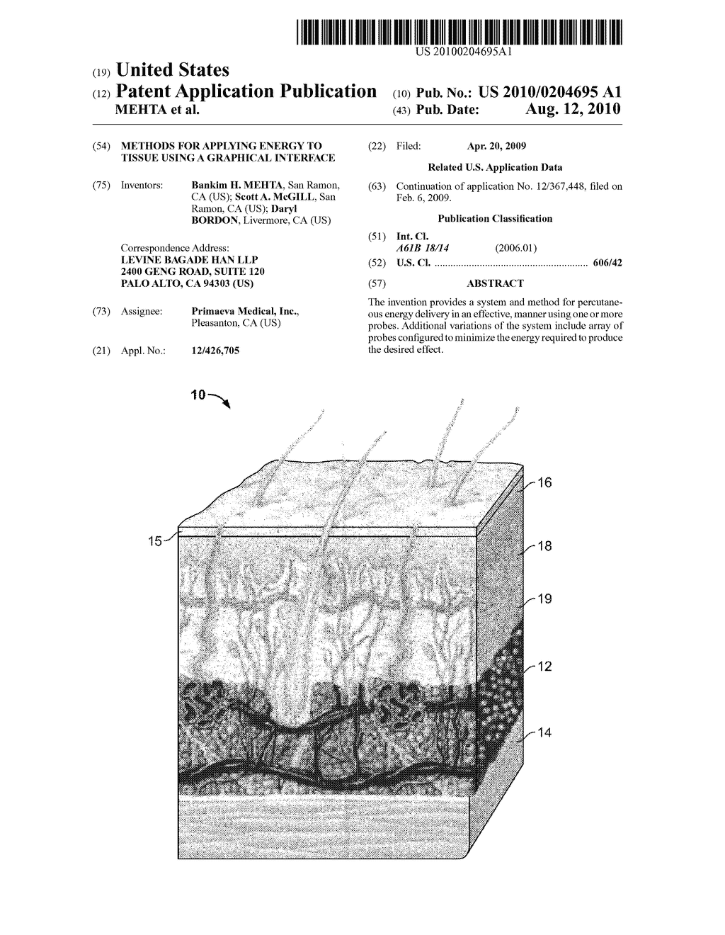 METHODS FOR APPLYING ENERGY TO TISSUE USING A GRAPHICAL INTERFACE - diagram, schematic, and image 01