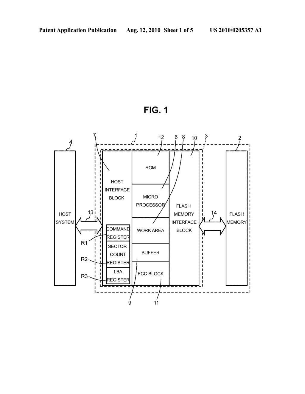 MEMORY CONTROLLER, MEMORY SYSTEM WITH MEMORY CONTROLLER, AND METHOD OF CONTROLLING FLASH MEMORY - diagram, schematic, and image 02