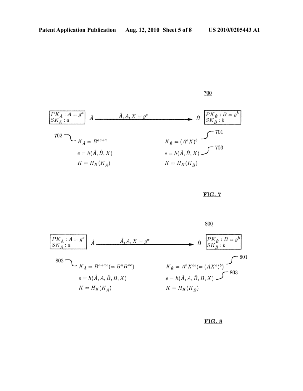 METHOD AND STRUCTURE FOR SELF-SEALED JOINT PROOF-OF-KNOWLEDGE AND DIFFIE-HELLMAN KEY-EXCHANGE PROTOCOLS - diagram, schematic, and image 06