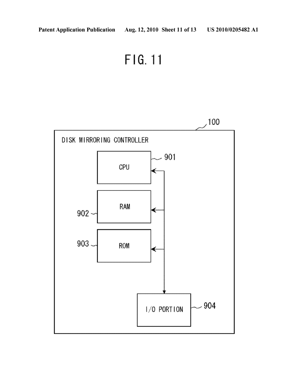 MIRRORING CONTROLLER, STORAGE DEVICE, AND MIRRORING CONTROL METHOD - diagram, schematic, and image 12