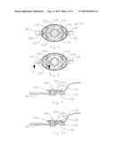 MOWING DEVICE, A KNIFE ADAPTER FOR SUCH A MOWING DEVICE, A RETAINER FOR SUCH A MOWING DEVICE AND METHOD OF USING SAME diagram and image