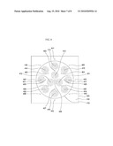 SPINNERET FOR PREPARING ISLAND-IN-THE-SEA YARNS diagram and image