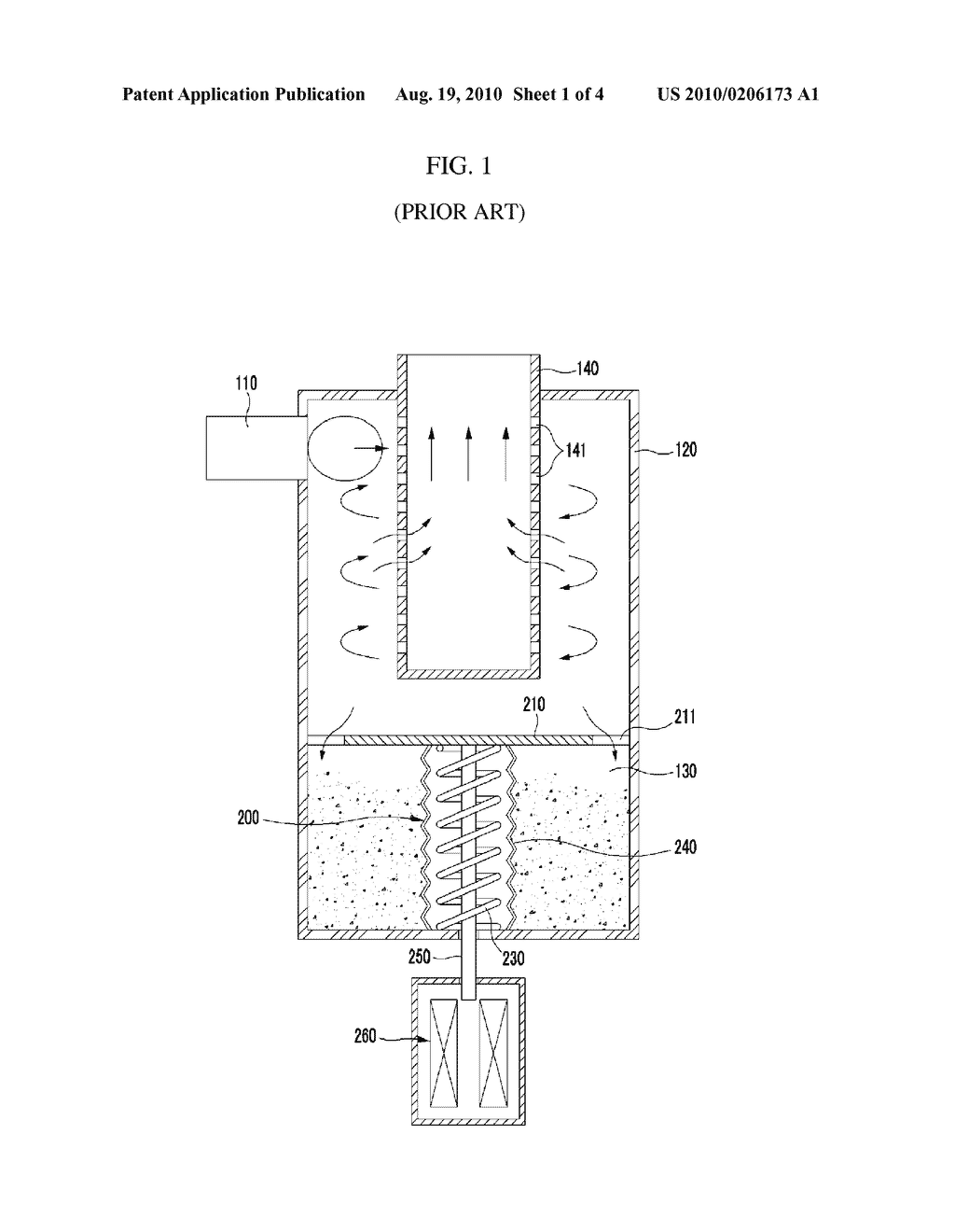 DUST COLLECTING APPARATUS FOR COMPRESSING DUST - diagram, schematic, and image 02