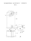DUST COLLECTING APPARATUS FOR COMPRESSING DUST diagram and image