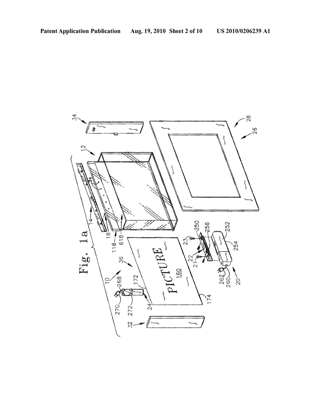 Wall Mountable Aquarium or Terrarium - diagram, schematic, and image 03