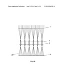 DEVICE FOR INCREASING THE LUMINOUS FLUX PER UNIT AREA WITH THE ABILITY TO REDUCE THE LIGHT-TAKING DISTANCE IN RESPECT TO THE OPPOSITE LIGHT SOURCE diagram and image