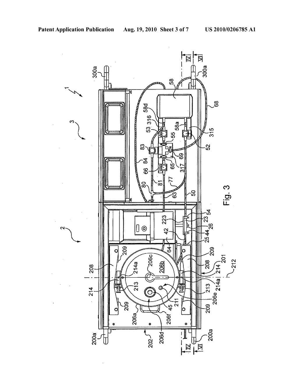 Cart and installation for treating biological liquid - diagram, schematic, and image 04