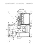 Cart and installation for treating biological liquid diagram and image