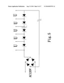 Light string with alternate LED lamps and incandescent lamps diagram and image