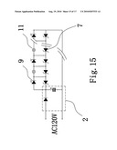 Light string with alternate LED lamps and incandescent lamps diagram and image