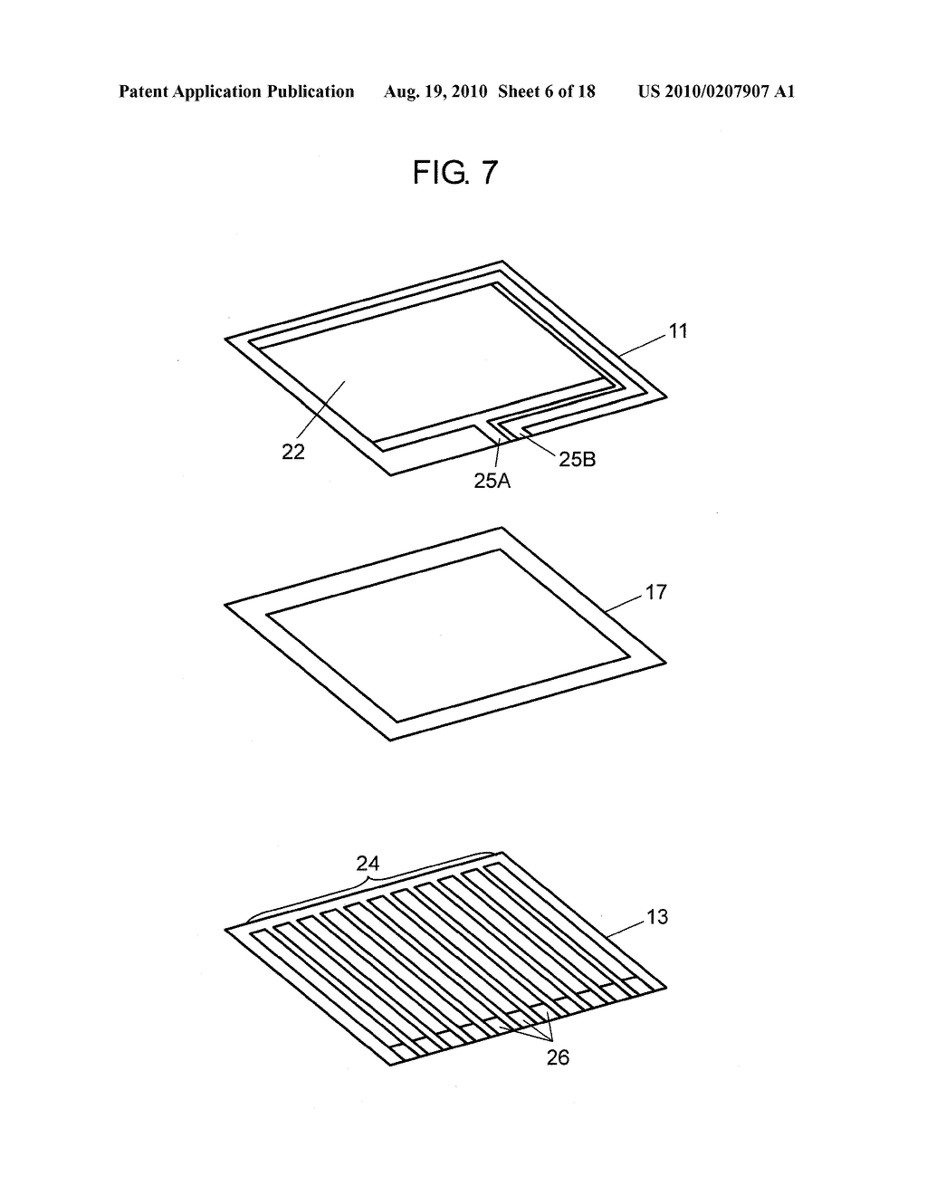 TOUCH PANEL AND METHOD OF DETECTING PRESS OPERATION POSITION THEREON - diagram, schematic, and image 07