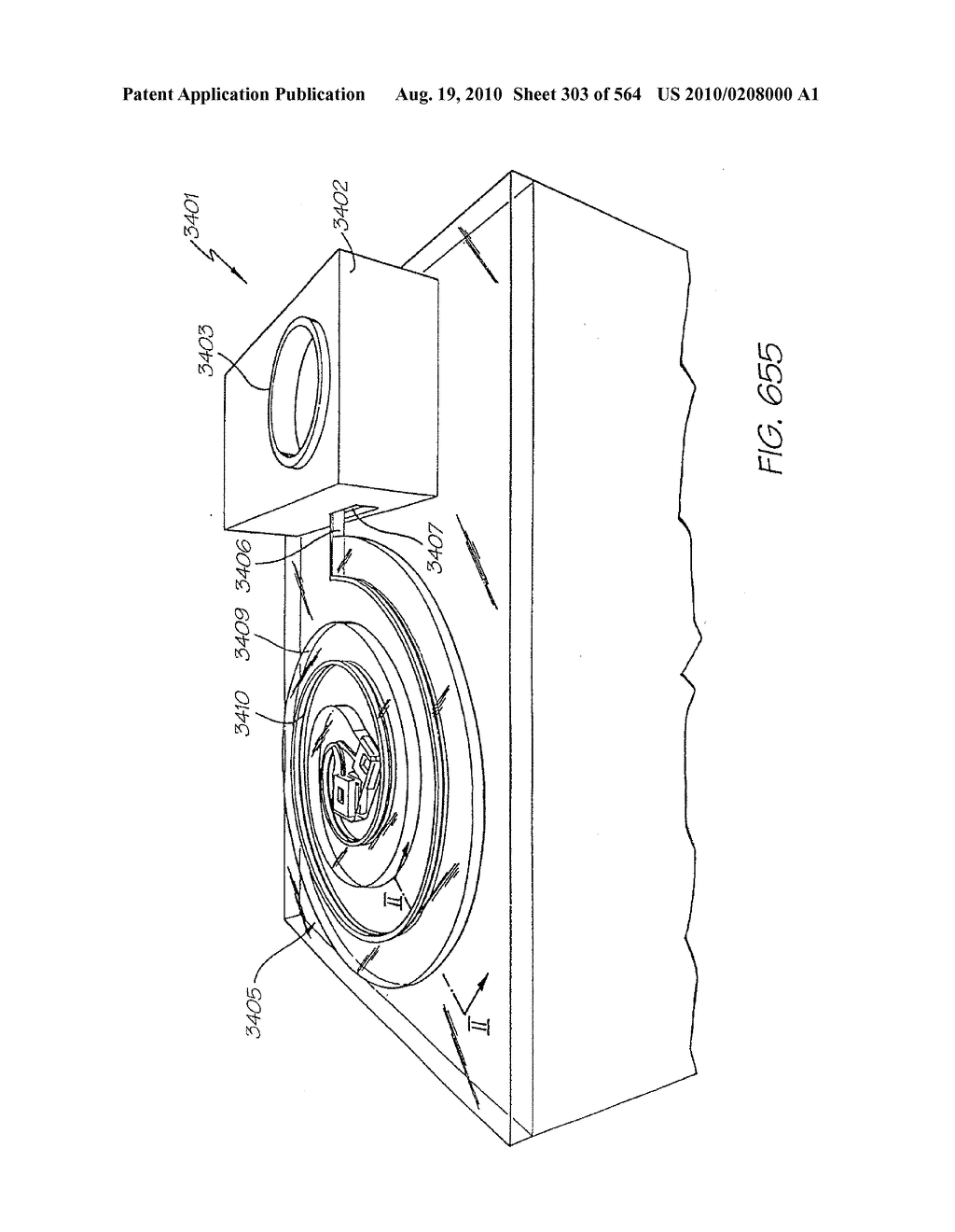 PRINTHEAD WITH HIGH DRAG NOZZLE CHAMBER INLETS - diagram, schematic, and image 304