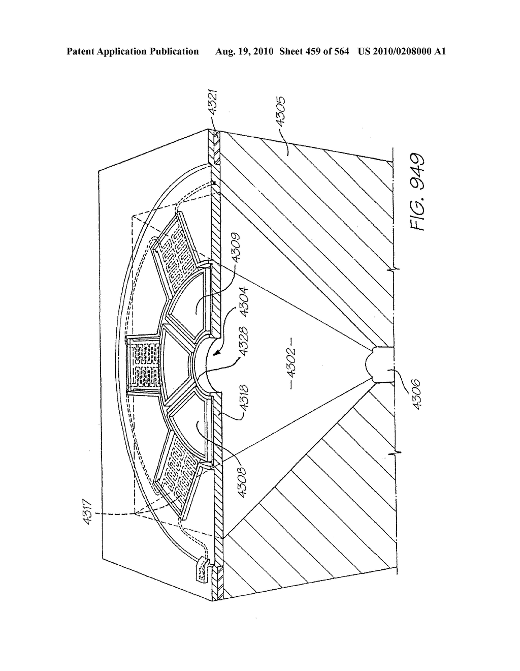 PRINTHEAD WITH HIGH DRAG NOZZLE CHAMBER INLETS - diagram, schematic, and image 460