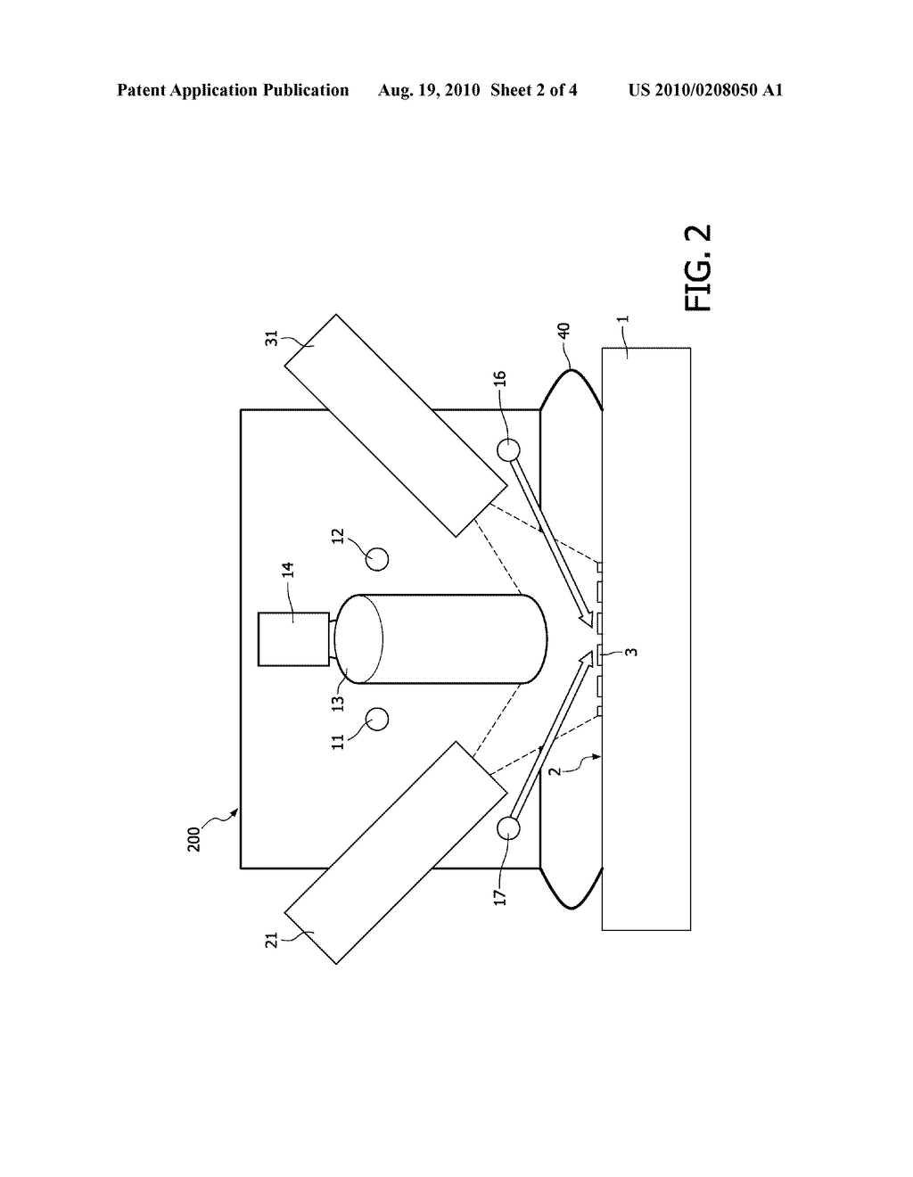 APPARATUS AND METHOD FOR OBSERVING THE SURFACE OF A SAMPLE - diagram, schematic, and image 03