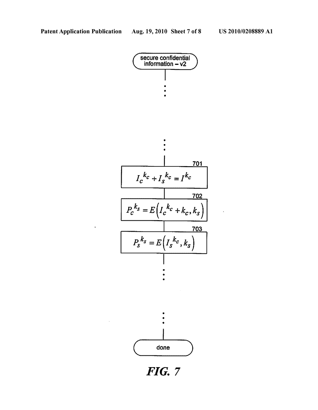 TWO-PARTY STORAGE OF ENCRYPTED SENSITIVE INFORMATION - diagram, schematic, and image 08