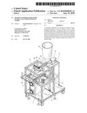 APPARATUS FOR RELEASING FOOD SLURRY ALONG PREDETERMINED COURSE diagram and image