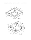 OPTO-ELECTRONIC DEVICE PACKAGE WITH A SEMICONDUCTOR-BASED SUB-MOUNT HAVING SMD METAL CONTACTS diagram and image