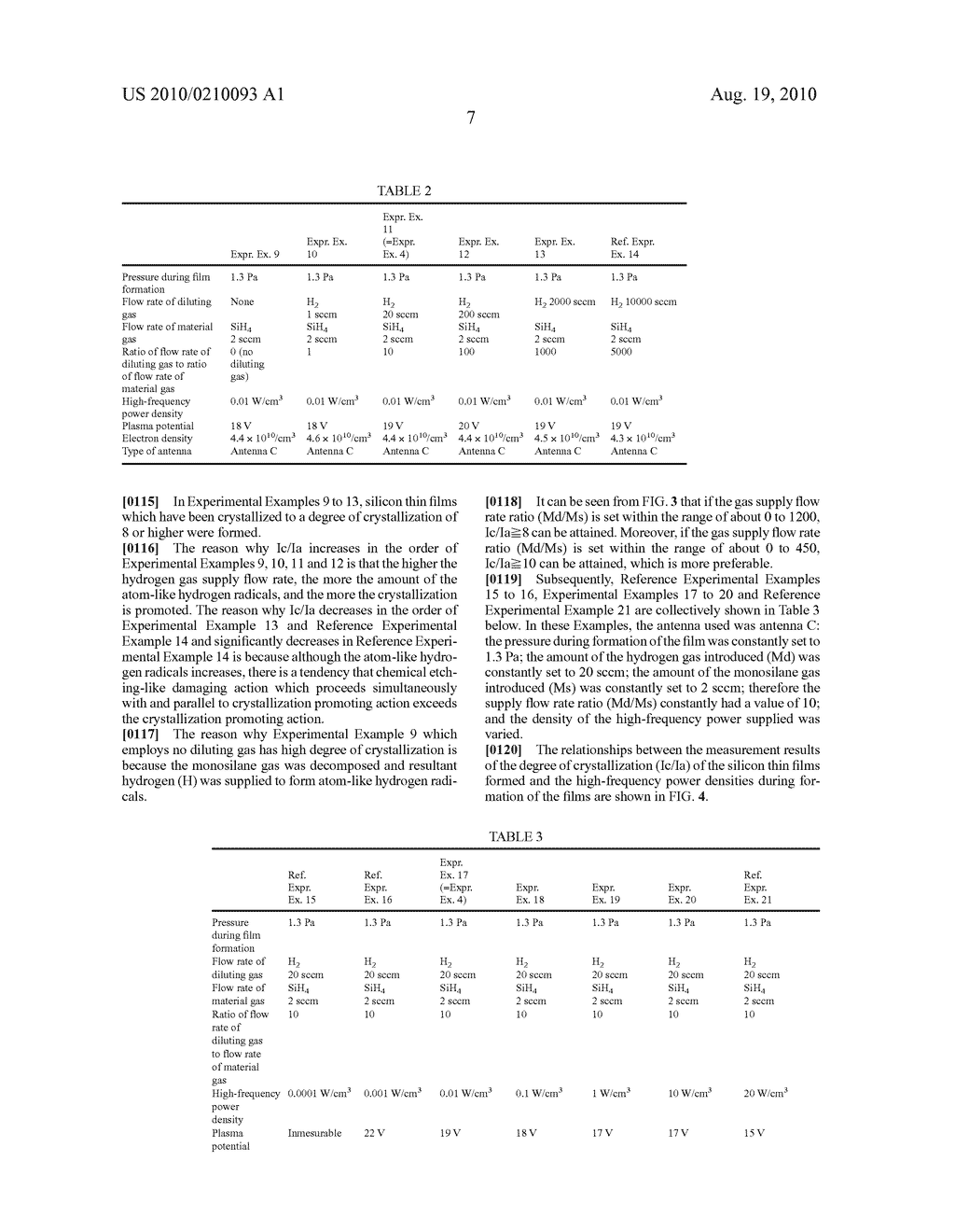 METHOD FOR FORMING SILICON-BASED THIN FILM BY PLASMA CVD METHOD - diagram, schematic, and image 11