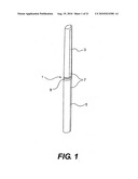 Integrated pole pad for sports support pole diagram and image