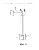 Integrated pole pad for sports support pole diagram and image