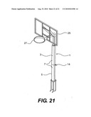 Integrated pole pad for sports support pole diagram and image