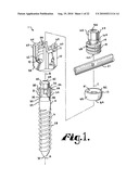 Polyaxial bone anchor with shelf capture connection diagram and image