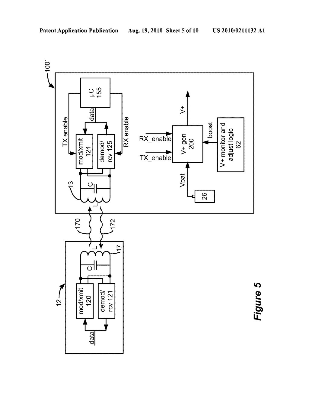 Selectable Boost Converter and Charge Pump for Compliance Voltage Generation in an Implantable Stimulator Device - diagram, schematic, and image 06