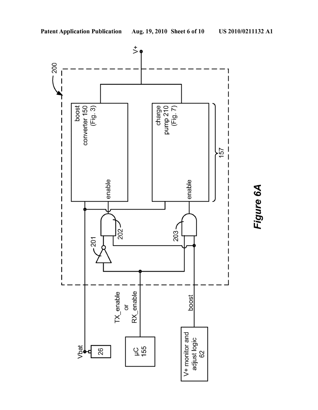 Selectable Boost Converter and Charge Pump for Compliance Voltage Generation in an Implantable Stimulator Device - diagram, schematic, and image 07