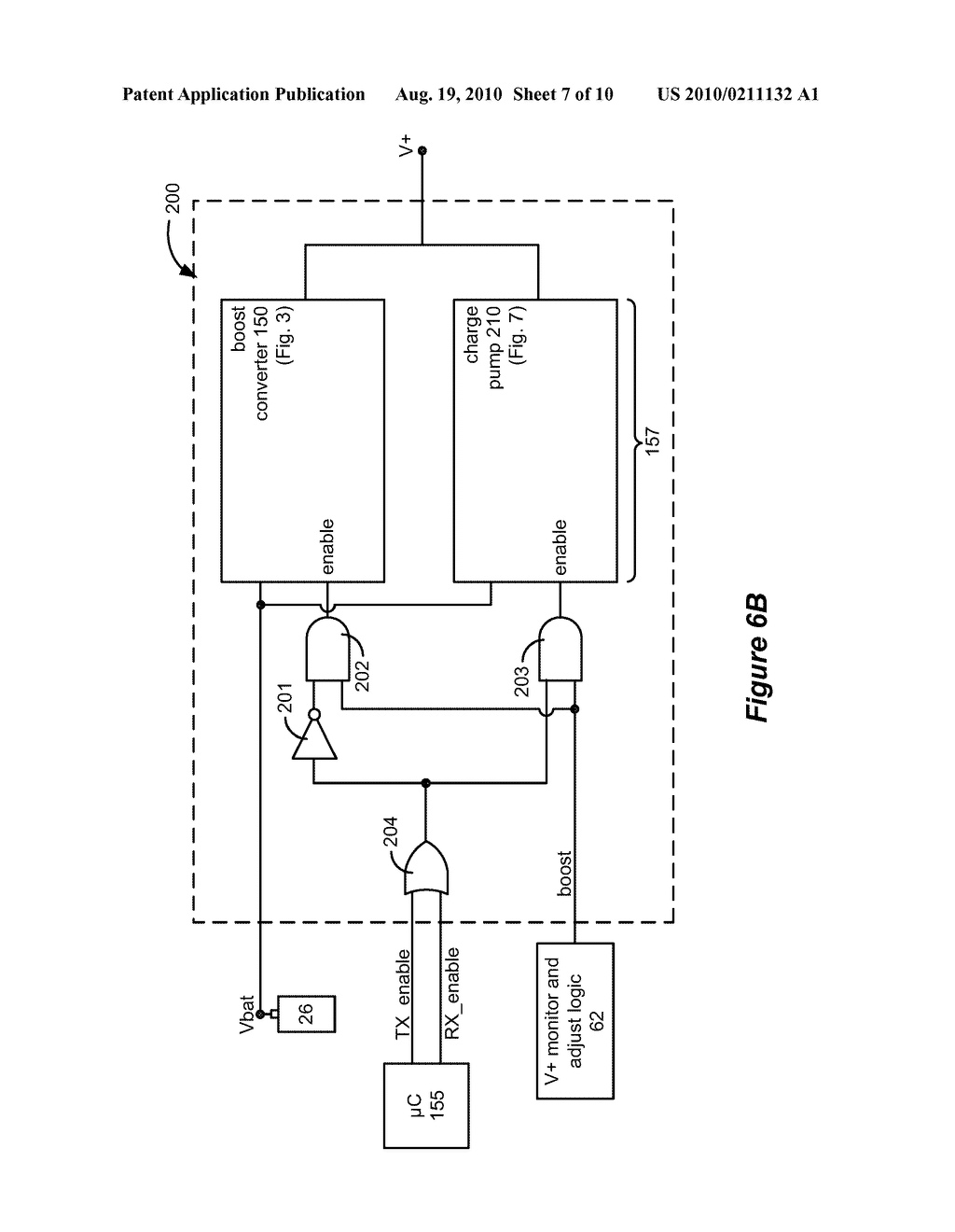 Selectable Boost Converter and Charge Pump for Compliance Voltage Generation in an Implantable Stimulator Device - diagram, schematic, and image 08